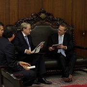 Reunião com presidente do Senado Federal, Renan Calheiros - 07/05/2015